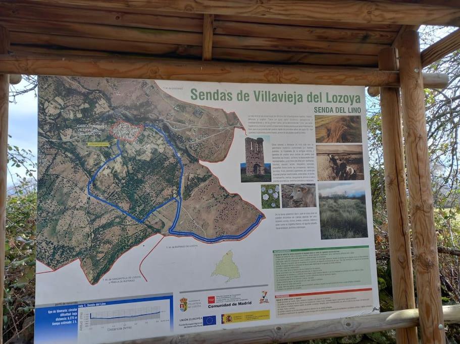 Casita Con Encanto Tranquilidad Villavieja Del Lozoya Wi-Fi En Sierra De Madrid Y A 50 Minutos De Capital Villavieja del Lozoya Exterior foto